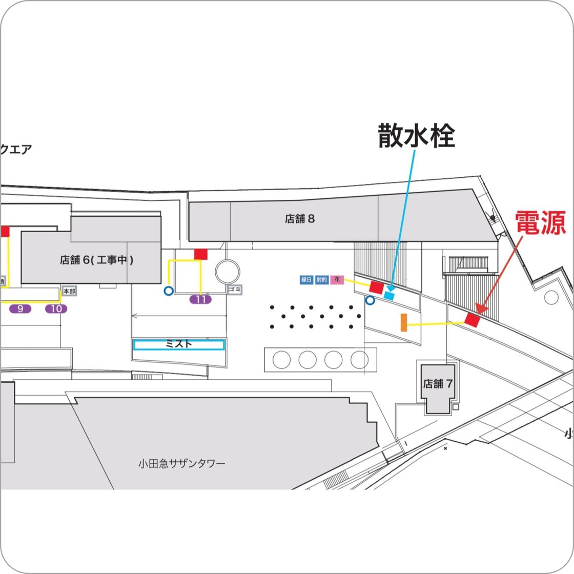 Zoning Image 
( 新宿サザンテラス あわい祭 )