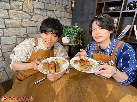 【山下大輝の肉ッキング#8・番組レポート】
山下大輝、声優・土岐隼一と春を感じる肉串を調理
手際の良さで過去イチ安定した放送回に！？
〜3匹の番組オリジナルキャラクターの名前が決定〜