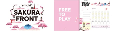桜前線と旅する花見カードゲーム
『SAKURA FRONT』がVRで登場！
本日より「THE SEED ONLINE」で無料配布、
公式ルームも公開