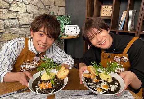 【山下大輝の肉ッキング#11 supported by animelo・番組レポート】
あんスタ・Knights声優の山下大輝と土田玲央が
ビーフシチューと共にライブの演出を熱く語る！
～あんスタ16ユニットの声優が出演する『スタフォニ』の裏側も〜