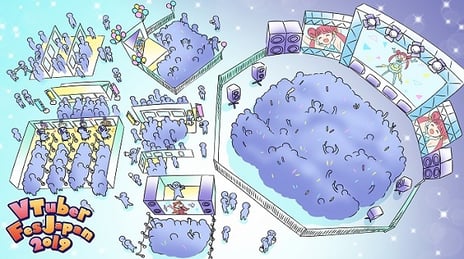 日本中のVTuberが一堂に集結「VTuber Fes Japan 2019」
~エリアイメージを初公開~
【VTuber Special Stage】やバーチャルカラオケなど
総勢100名以上の“VTuberの祭典”が開催
