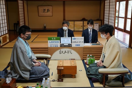 将棋タイトル戦「第5期叡王戦」七番勝負第8局 結果
豊島将之竜王が勝利
～最終局の第9局は9/21(月・祝)、東京・将棋会館で開催～