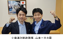 ニコニコ生放送で内閣府「イノベーション座談会」を放送
山本一太大臣と小泉進次郎政務官が出演