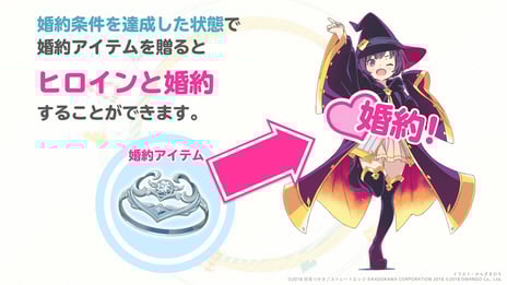電撃文庫×niconicoが贈る、完全オリジナル新作PCブラウザゲーム
お気に入りのヒロインと婚約できる
「婚約(エンゲージ)システム」を公開
~ゲーム内に登場する、声優が歌うボカロPによるオリジナル楽曲も追加発表~