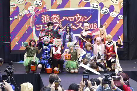 「池袋ハロウィンコスプレフェス2018」
イベント来場者10万5千人、コスプレイヤー2万人が参加
ネット来場者は約18万2千人超を動員
