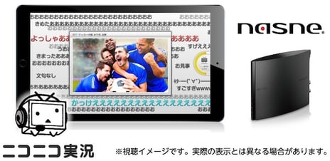 「nasne(ナスネ)®」のニコニコ実況連携が待望の復活
～バッファローが『ニコニコ実況のオフィシャルスポンサー』就任～