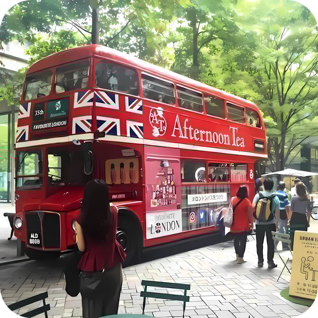 ロンドンバス№2113（Afternoon-Tea Bus）